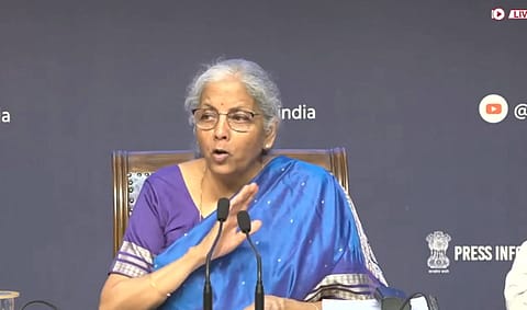 Union Finance Minister Nirmala Sitharaman 