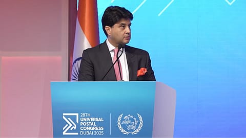 Union minister Jyotiraditya M. Scindia launched the UPI-UPU Integration Project at the 28th Universal Postal Congress in Dubai