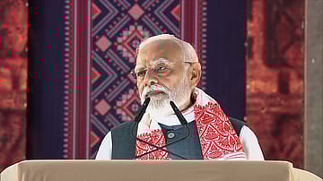 PM Modi inaugurates development projects worth ₹6,500 cr in Assam’s Darrang
