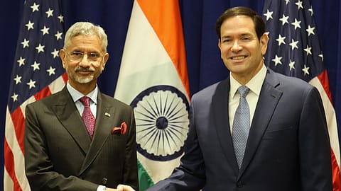 Minister of External Affairs S. Jaishankar with U.S. Secretary of State Marco Rubio