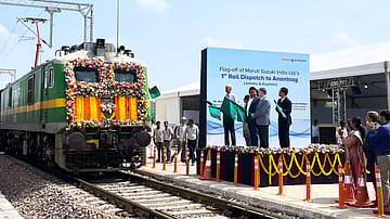 Maruti Suzuki becomes the first carmaker to transport vehicles by rail in Kashmir Valley
