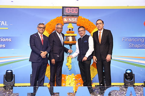 Tata Capital got listed on the NSE and BSE on October 13, 2025