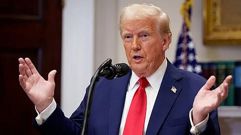 US President Donald Trump