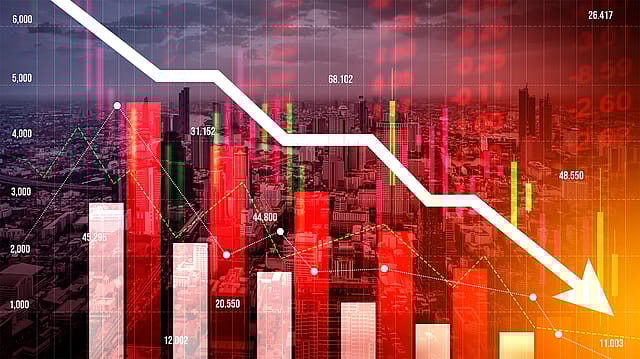 Sensex tumbles 961 points, Nifty below 25,200; Adani Enterprises, Maruti Suzuki emerge as top laggards Sensex tumbles 961 points, Nifty below 25,200; Adani Enterprises, Maruti Suzuki emerge as top laggards