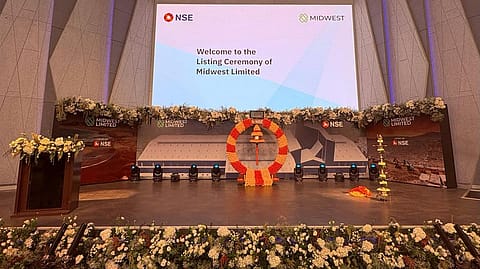 Midwest shares got listed on the BSE and NSE today