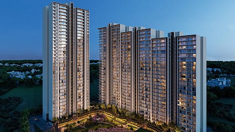 Conscient's PARQ residential project in Sector 80, Gurugram. Considering a shift in premium housing, developers are responding by focusing on high-end projects.
