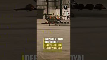 Deepinder Goyal introduces fully-electric, fixed-wing UAV