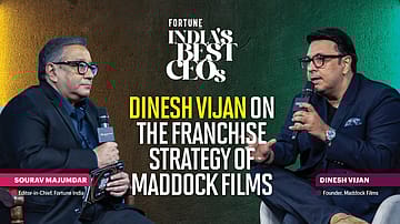 Fortune India's Best CEOs 2025 | Dinesh Vijan on the franchise strategy of Maddock Films