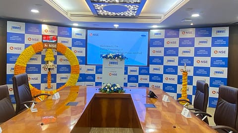 Emmvee Photovoltaic Power shares debuted on the BSE and the NSE today 