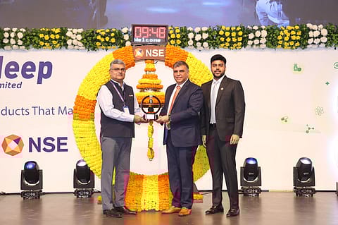 Sudeep Pharma got listed on the BSE and NSE today