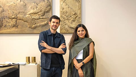 Tilfi Banaras founders (frome left) Udit Khanna and Aditi Chand