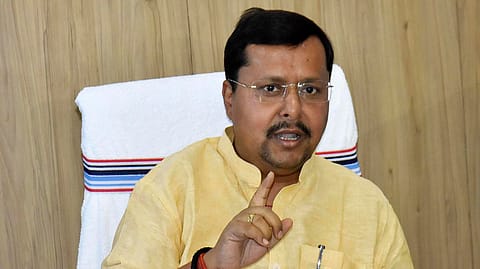 Bihar cabinet minister Nitin Nabin