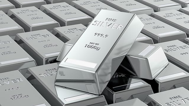 Silver falls after record high on profit booking ahead of Fed data