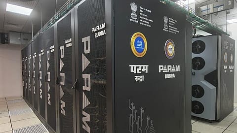 The indigenously developed 3.1 Petaflop PARAM RUDRA supercomputing system is entirely built in India.