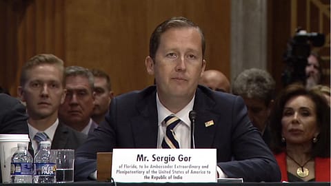 US ambassador to India Sergio Gor