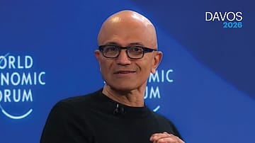 Davos 2026: “If AI only benefits tech firms, it’s a bubble,” warns Satya Nadella