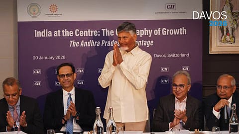 Naidu was speaking at the session ‘India at the Centre: The Geography of Growth.