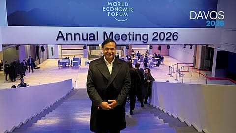 Assam Chief Minister Himanta Biswa Sarma at WEF in Davos.