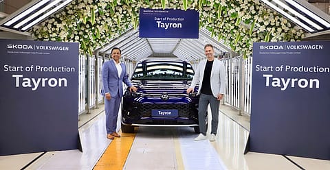 The Tayron R-Line is being assembled at the Chhatrapati Sambhajinagar facility in Maharashtra and has begun rolling off the production line ahead of its planned market launch in the first quarter of 2026