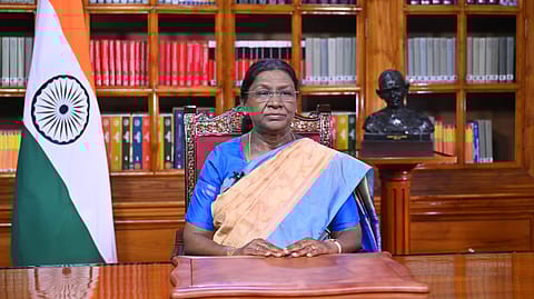 In her address, the President also referred to the widening reach of social security schemes