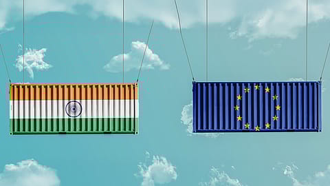 India’s merchandise trade with the EU, valued at around $130 billion annually, is comparable to its trade volumes with the United States and China. 