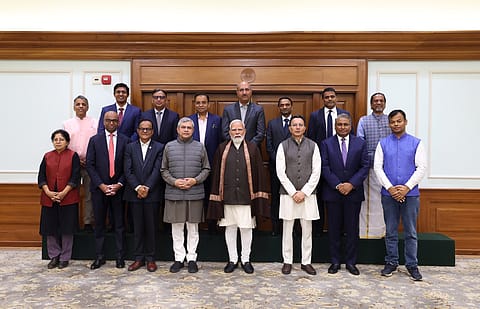 The meeting, chaired at the Prime Minister’s residence at Lok Kalyan Marg, brought together executives from various tech companies