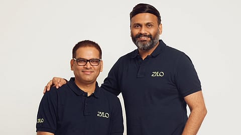 (L-R) Padmakumar Pal, Co-founder and CEO of ZILO and Bhavik Jhaveri, Co-founder of ZILO