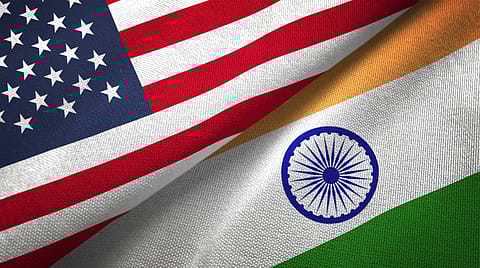 US- India flag