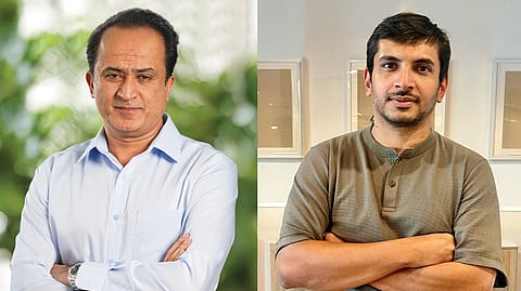 (L-R)  Vikram Malhotra, founder and CEO, Abundantia Entertainment and Sanket Shah, founder and CEO of invideo