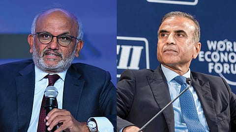 The discussion between Sunil Bharti Mittal, Founder and Chairman of Bharti Enterprises, and Shantanu Narayen, Chairman and CEO of Adobe, focused on AI’s sectoral impact, governance challenges and India’s global role.