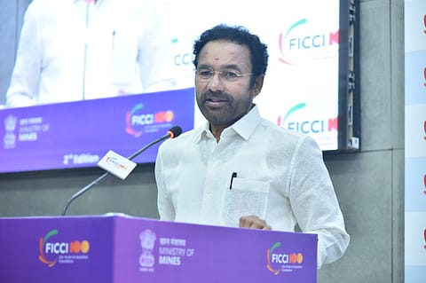 G. Kishan Reddy, Union Minister of Coal & Mines, speaking at the second edition of ‘Indian Critical Minerals Landscape: Foundation for a Sustainable Future’, organized by FICCI and the Ministry of Mines,