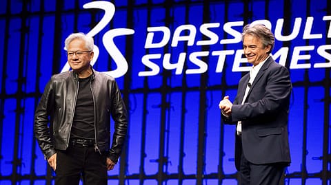 NVIDIA CEO Jensen Huang, who joined Dassault Systèmes CEO Pascal Daloz during the conversation, framed the shift as part of a broader computing transition. 