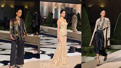 Tarun Tahiliani show at the Concours d' Elegance.