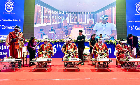 The initiative was unveiled during the 16th Convocation Ceremony of Gujarat National Law University.