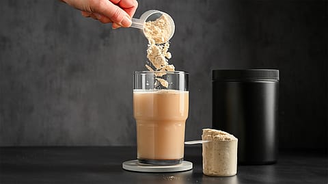 Across online channels, protein and nutrition portfolios are growing in the mid-30% range, with whey proteins clocking growth of over 40% and other supplement formats expanding even faster.