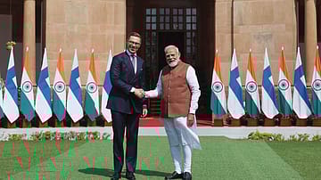 PM Modi meets Finland President Alexander Stubb in Delhi; discussions focus on boosting bilateral ties