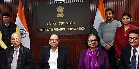 The 16th Finance Commission held its first meeting under the chairmanship of Arvind Panagariya in New Delhi on February 14
