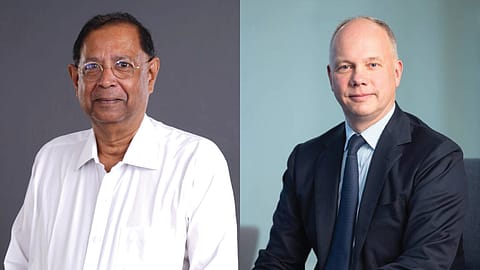 T. Krishnakumar (left), Director, Reliance Consumer Products Ltd. and Christoph Vitzthum, President and CEO, Fazer.
