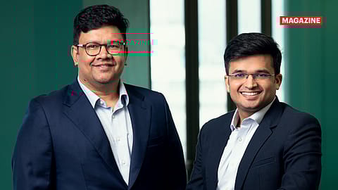 Siddharth Shah (right), 
co-founder & vice chairman, API Holdings, and Rahul Guha, MD & CEO, Thyrocare and API Holdings