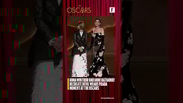 Anna Wintour and Anne Hathaway recreate Devil Wears Prada moment at the Oscars