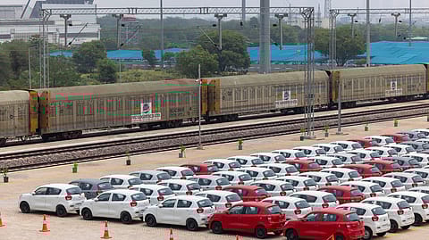 Maruti Suzuki Manesar in-plant automobile railway siding