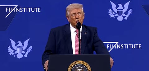 US President Donald Trump