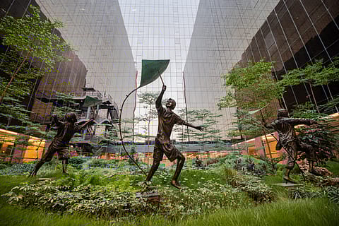 Max Estates shares surged as much as 7.4% to hit an intraday high of ₹355.05 on the BSE