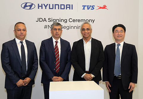 Hyundai, TVS Motor sign pact to develop electric three-wheelers for India, eye last-mile mobility push