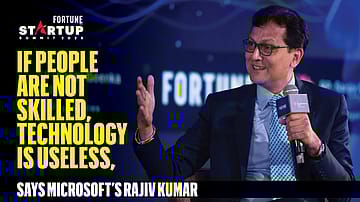 You can have all the tech, but if people are not skilled, it is useless: Microsoft’s Rajiv Kumar