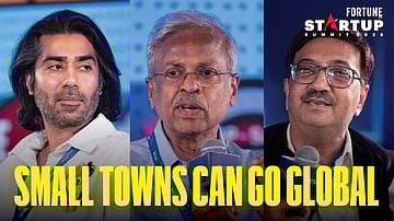 Fortune India Startup Summit 2026 | Small towns can go global