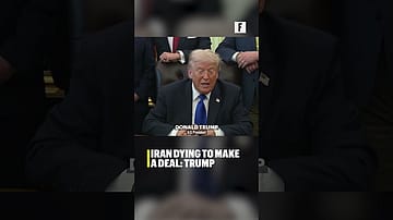 ‘Iran is dying to make a deal’, claims US President Donald Trump