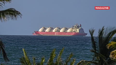 Around 20% of the world’s oil and LNG passes via the Strait of Hormuz.