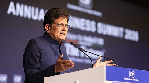 Commerce and Industry Minister Piyush Goyal said India has historically performed strongly during periods of adversity and stressed the need for closer collaboration between the government, industry and citizens.