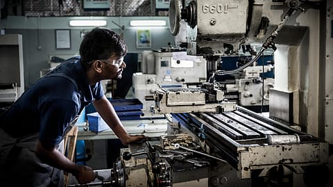 The release of the new series coincided with an improvement in industrial activity, with IIP growth accelerating to 4.9% year-on-year in April from 3.2% in March.